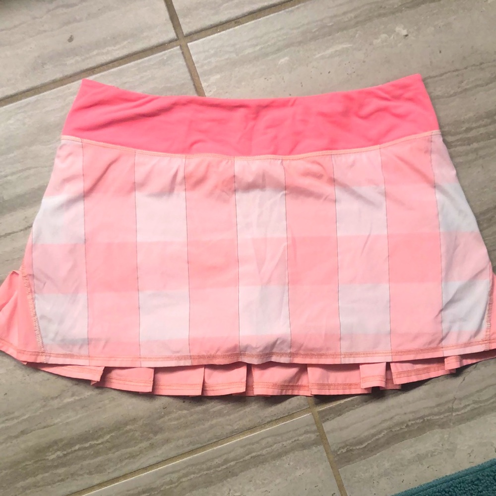 Lululemon Running Skort (coral/peachy pink)